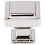 Top Knobs Ascendra 1-1/4 Inch Square Cabinet Knob from the Transcend Collection Polished Nickel