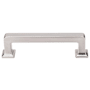 Top Knobs Ascendra 3-3/4 Inch Center to Center Handle Cabinet Pull from the Transcend Series - 10 Pack Brushed Satin Nickel