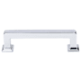 Top Knobs Ascendra 3-3/4 Inch Center to Center Handle Cabinet Pull from the Transcend Series - 10 Pack Polished Chrome