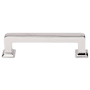 Top Knobs Ascendra 3-3/4 Inch Center to Center Handle Cabinet Pull from the Transcend Series - 25 Pack Polished Nickel