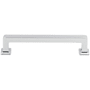 Top Knobs Ascendra 5-1/16 Inch Center to Center Handle Cabinet Pull from the Transcend Series Polished Chrome