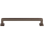 Top Knobs Ascendra 6-5/16 Inch Center to Center Handle Cabinet Pull from the Transcend Series Ash Gray
