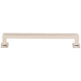 Top Knobs Ascendra 6-5/16 Inch Center to Center Handle Cabinet Pull from the Transcend Series Polished Nickel
