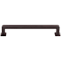 Top Knobs Ascendra 6-5/16 Inch Center to Center Handle Cabinet Pull from the Transcend Series Sable