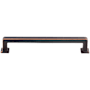 Top Knobs Ascendra 6-5/16 Inch Center to Center Handle Cabinet Pull from the Transcend Series Umbrio