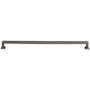 Top Knobs Ascendra 12 Inch Center to Center Handle Cabinet Pull from the Transcend Series Ash Gray