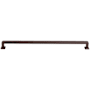 Top Knobs Ascendra 12 Inch Center to Center Handle Cabinet Pull from the Transcend Series Sable