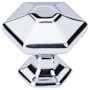 Top Knobs Spectrum 1-1/8 Inch Geometric Cabinet Knob from the Transcend Collection Polished Chrome
