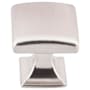 Top Knobs Contour 1-1/8 Inch Square Cabinet Knob from the Transcend Collection Brushed Satin Nickel