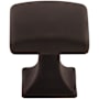 Top Knobs Contour 1-1/8 Inch Square Cabinet Knob from the Transcend Collection Sable