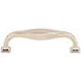 Top Knobs Contour 3-3/4 Inch Center to Center Handle Cabinet Pull from the Transcend Series Polished Nickel