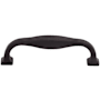 Top Knobs Contour 3-3/4 Inch Center to Center Handle Cabinet Pull from the Transcend Series Sable