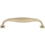 Top Knobs Contour 5 Inch Center to Center Handle Cabinet Pull from the Transcend Series Brushed Satin Nickel