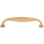 Top Knobs Contour 5 Inch Center to Center Handle Cabinet Pull from the Transcend Series Honey Bronze