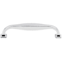 Top Knobs Contour 5 Inch Center to Center Handle Cabinet Pull from the Transcend Series Polished Chrome