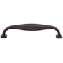 Top Knobs Contour 5 Inch Center to Center Handle Cabinet Pull from the Transcend Series Sable