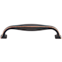 Top Knobs Contour 5 Inch Center to Center Handle Cabinet Pull from the Transcend Series Umbrio