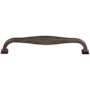 Top Knobs Contour 6-5/16 Inch Center to Center Handle Cabinet Pull from the Transcend Series Ash Gray
