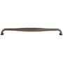 Top Knobs Contour 12 Inch Center to Center Handle Cabinet Pull from the Transcend Series Ash Gray