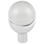 Top Knobs Nina 1 Inch Diameter Round Cabinet Knob from the Barrington Series Polished Chrome