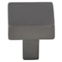 Top Knobs Channing 1-1/16 Inch Square Cabinet Knob from the Barrington Collection Ash Gray
