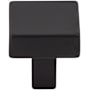 Top Knobs Channing 1-1/16 Inch Square Cabinet Knob from the Barrington Collection Flat Black