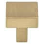 Top Knobs Channing 1-1/16 Inch Square Cabinet Knob from the Barrington Collection Honey Bronze