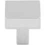 Top Knobs Channing 1-1/16 Inch Square Cabinet Knob from the Barrington Collection Polished Chrome