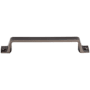 Top Knobs Channing 5 Inch Center to Center Handle Cabinet Pull from the Barrington Series Ash Gray