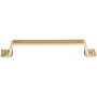 Top Knobs Channing 5 Inch Center to Center Handle Cabinet Pull from the Barrington Series Honey Bronze