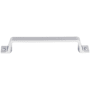 Top Knobs Channing 5 Inch Center to Center Handle Cabinet Pull from the Barrington Series Polished Chrome