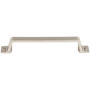 Top Knobs Channing 5 Inch Center to Center Handle Cabinet Pull from the Barrington Series Polished Nickel