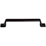 Top Knobs Channing 5 Inch Center to Center Handle Cabinet Pull from the Barrington Series Sable