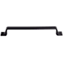 Top Knobs Channing 6-5/16 Inch Center to Center Handle Cabinet Pull from the Barrington Series Flat Black