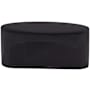 Top Knobs Oval 2-1/4 Inch Long Finger Cabinet Pull from the Sanctuary Collection Flat Black