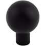 Top Knobs Brookline 7/8 Inch Round Cabinet Knob Flat Black