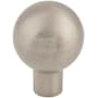 Top Knobs Brookline 7/8 Inch Round Cabinet Knob Brushed Satin Nickel