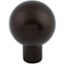Top Knobs Brookline 7/8 Inch Round Cabinet Knob Oil Rubbed Bronze