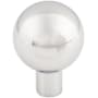 Top Knobs Brookline 1 Inch Round Cabinet Knob Polished Chrome
