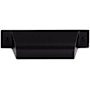 Top Knobs Channing 2-3/4 Inch Center to Center Cup Cabinet Pull from the Barrington Series Flat Black