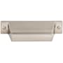 Top Knobs Channing 2-3/4 Inch Center to Center Cup Cabinet Pull from the Barrington Series Brushed Satin Nickel