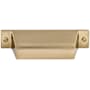 Top Knobs Channing 2-3/4 Inch Center to Center Cup Cabinet Pull from the Barrington Series Honey Bronze