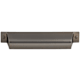 Top Knobs Channing 5 Inch Center to Center Cup Cabinet Pull from the Barrington Series Ash Gray