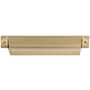 Top Knobs Channing 5 Inch Center to Center Cup Cabinet Pull from the Barrington Series Honey Bronze