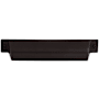 Top Knobs Channing 5 Inch Center to Center Cup Cabinet Pull from the Barrington Series Sable