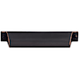 Top Knobs Channing 5 Inch Center to Center Cup Cabinet Pull from the Barrington Series Umbrio