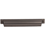Top Knobs Channing 7 Inch Center to Center Cup Cabinet Pull from the Barrington Series Ash Gray
