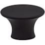 Top Knobs Barrington 1-5/16 Inch Oval Cabinet Knob Flat Black