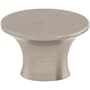 Top Knobs Barrington 1-5/16 Inch Oval Cabinet Knob Brushed Satin Nickel
