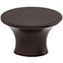 Top Knobs Barrington 1-5/16 Inch Oval Cabinet Knob Oil Rubbed Bronze